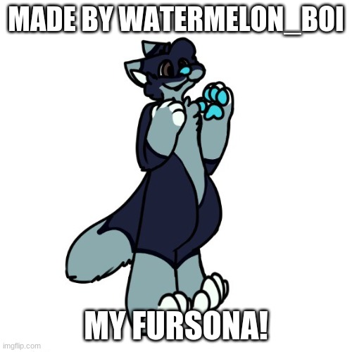 If u read this title, u get boop | MADE BY WATERMELON_BOI; MY FURSONA! | image tagged in furry art,boop,watermelon_boi | made w/ Imgflip meme maker