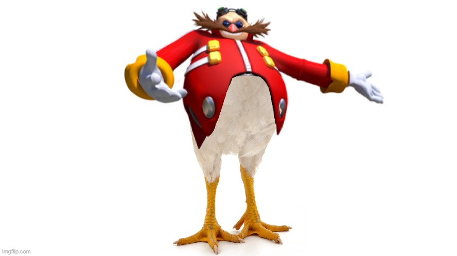 A Photoshopped Eggman my best pal Keegan made | made w/ Imgflip meme maker