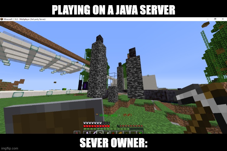 image tagged in gaming,minecraft | made w/ Imgflip meme maker