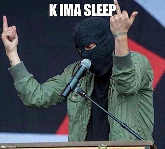 G N MIGHT TRY SUFFOCATE MYSELF WOTH A PILLLOW REEEEEEEEEE | K IMA SLEEP | image tagged in tyler joseph middle finger | made w/ Imgflip meme maker