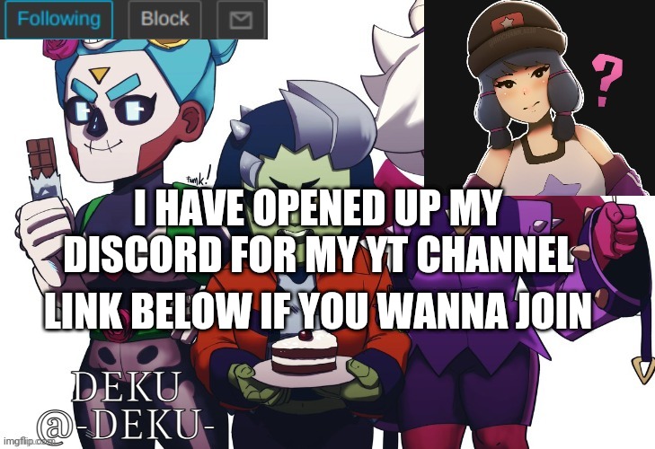 We is ready to go | I HAVE OPENED UP MY DISCORD FOR MY YT CHANNEL; LINK BELOW IF YOU WANNA JOIN | image tagged in no tags | made w/ Imgflip meme maker