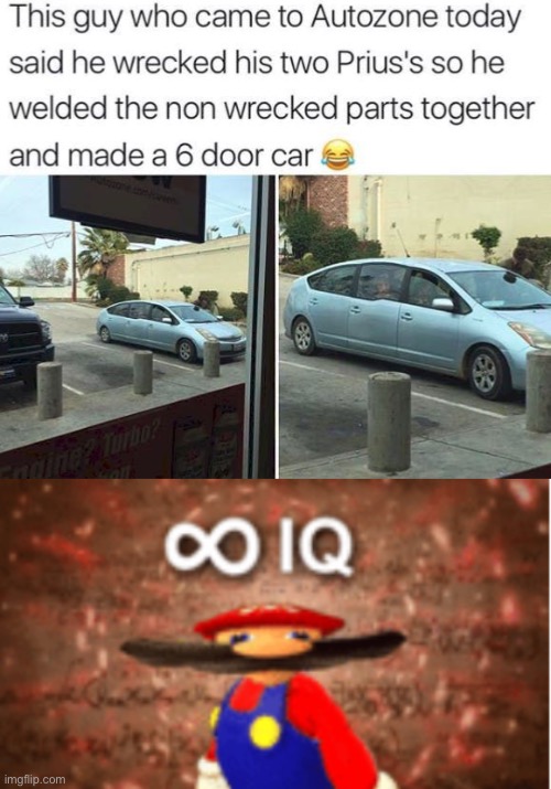 LOL | image tagged in infinite iq,funny,meme man smort,yeah this is big brain time,cars | made w/ Imgflip meme maker