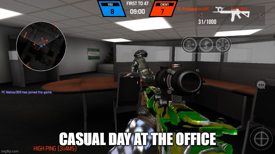 CASUAL DAY AT THE OFFICE | made w/ Imgflip meme maker