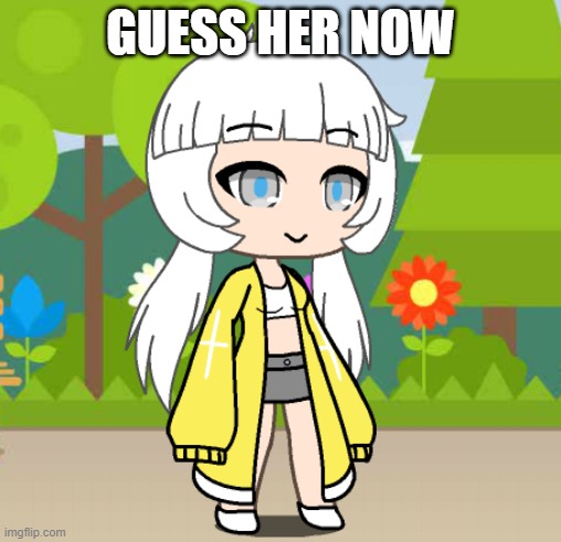 (Hint: Shes from Danganronpa | GUESS HER NOW | made w/ Imgflip meme maker