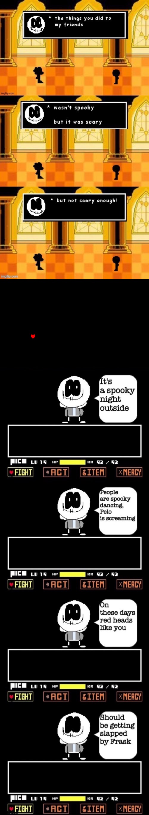 Overworld And Battle Sprites by Me | image tagged in memes,sr pelo,friday night funkin,sans undertale,undertale,spooky month | made w/ Imgflip meme maker