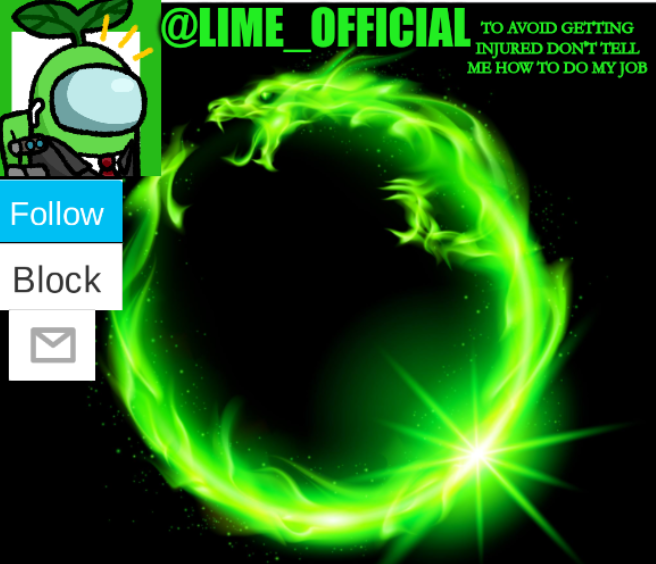 lime announcement template Blank Meme Template