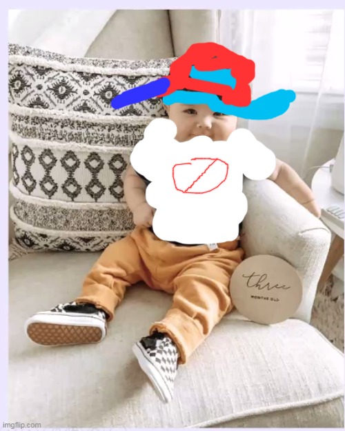 fnf boyfriend baby | image tagged in fnf,baby,epik,funi,i cant believe your reading this | made w/ Imgflip meme maker