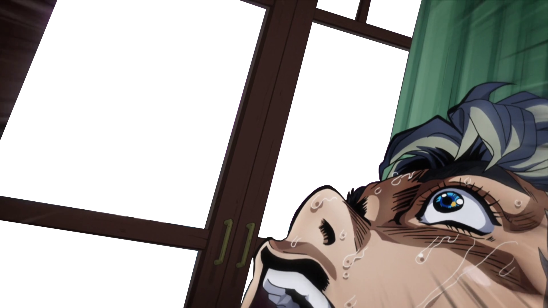 JoJo's Bizarre Adventure Koichi window Blank Meme Template