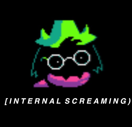 Ralsei Internal Screaming Blank Meme Template