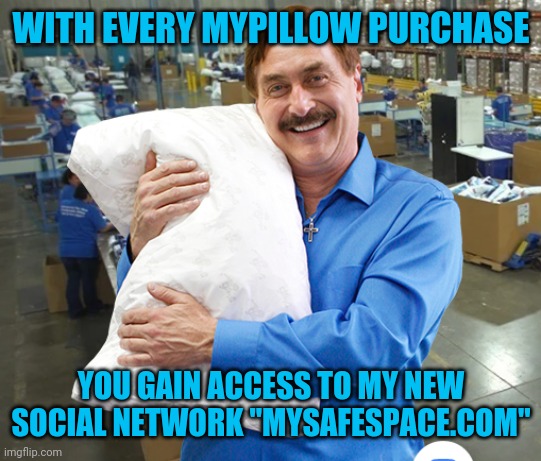 lindell mike pillow imgflip meme