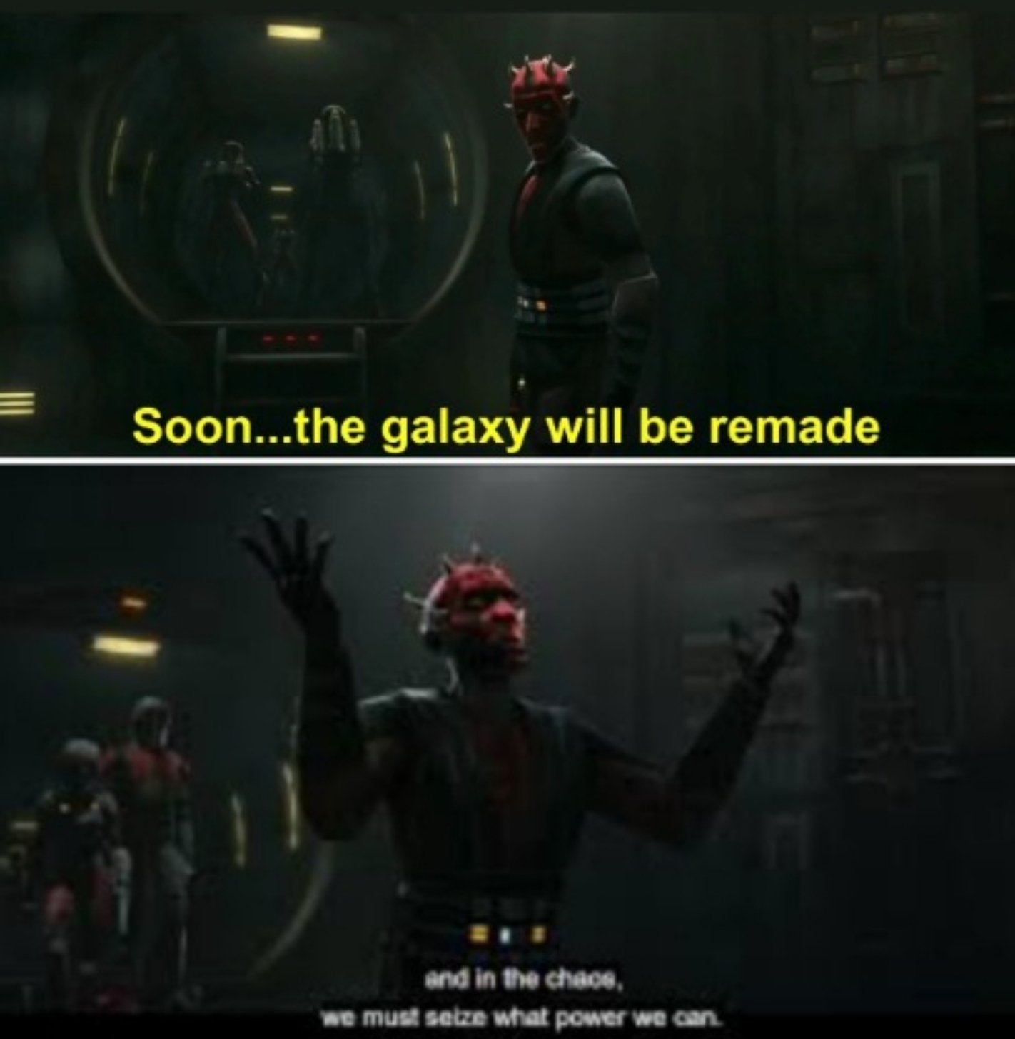 The galaxy will be remade Blank Meme Template