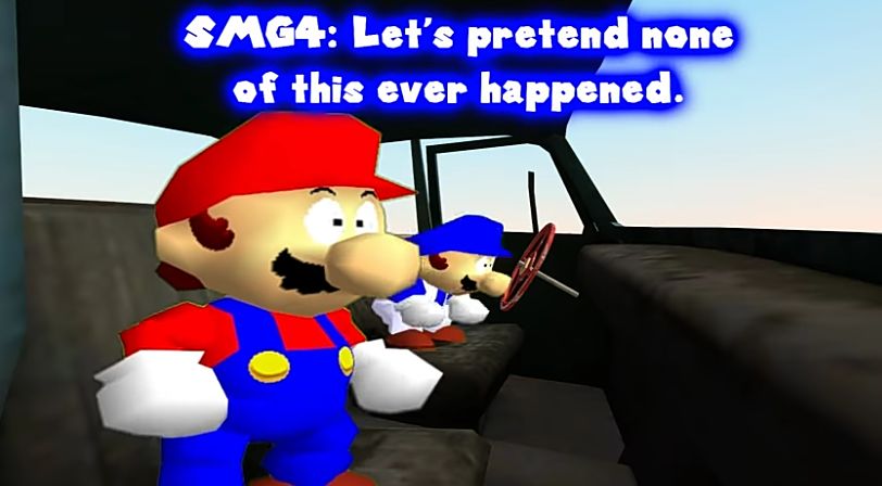 High Quality Smg4 let's pretend none of this ever happened Blank Meme Template