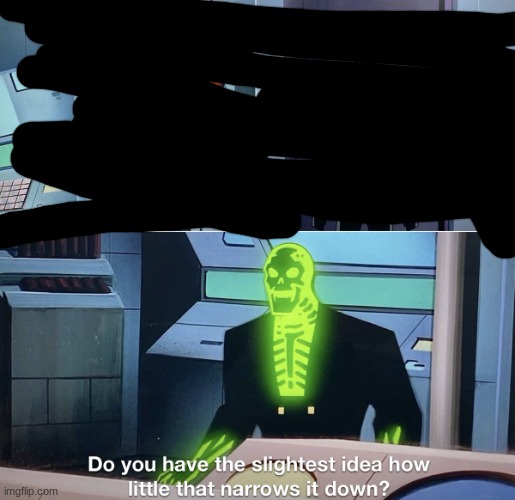 Do you have the slightest idea how little that narrows it down? | image tagged in do you have the slightest idea how little that narrows it down | made w/ Imgflip meme maker