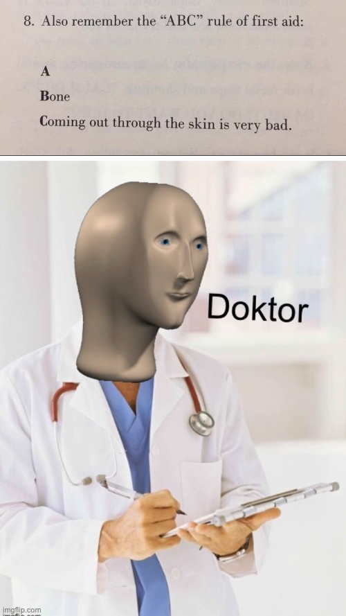 Yes I suppose it is | image tagged in doktor,mememan,abc | made w/ Imgflip meme maker