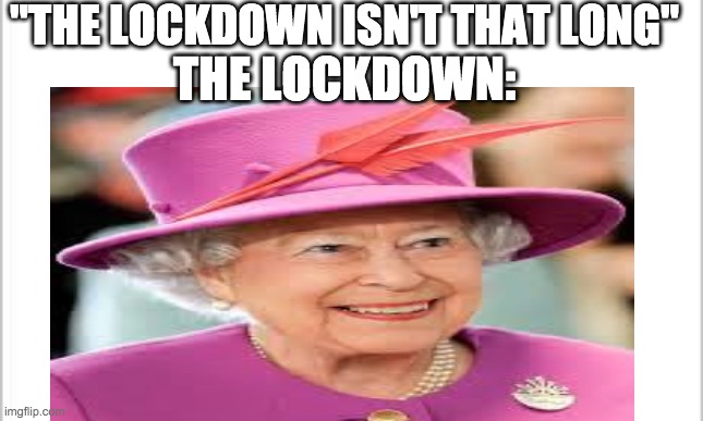"THE LOCKDOWN ISN'T THAT LONG"; THE LOCKDOWN: | made w/ Imgflip meme maker