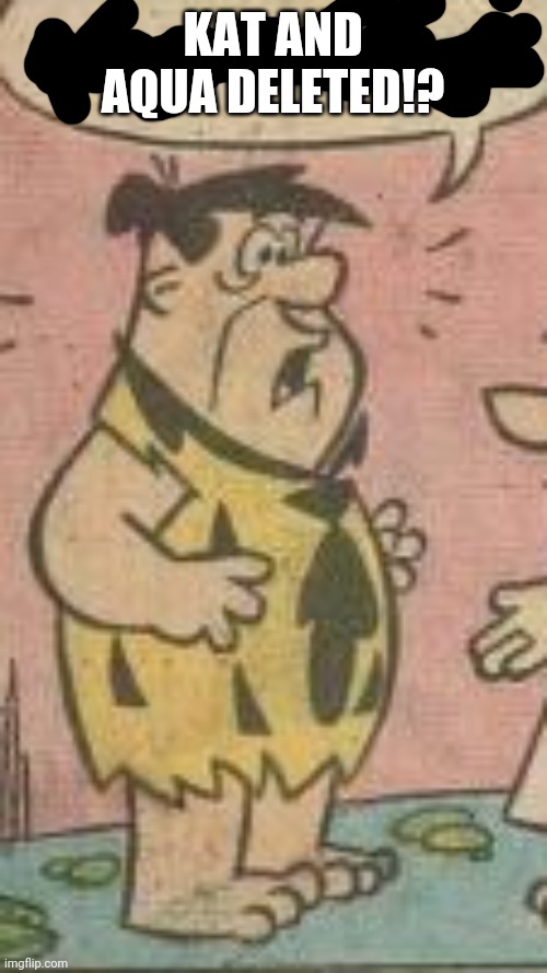 KAT AND AQUA DELETED!? | made w/ Imgflip meme maker