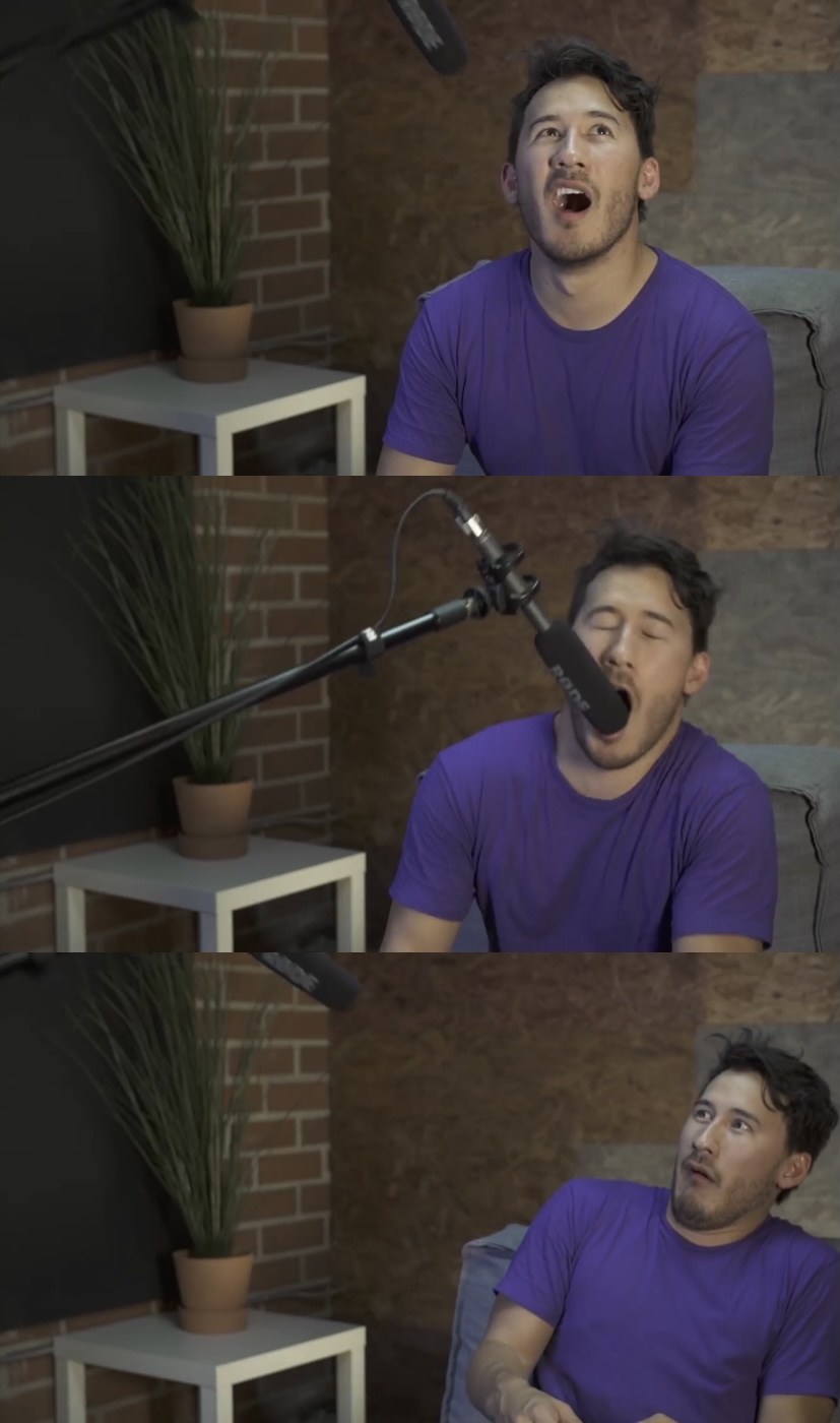 Shove mic Blank Meme Template