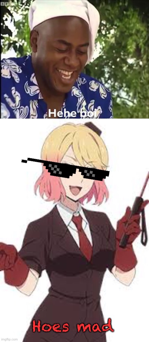 image tagged in hehe boi,cathy hoes mad | made w/ Imgflip meme maker
