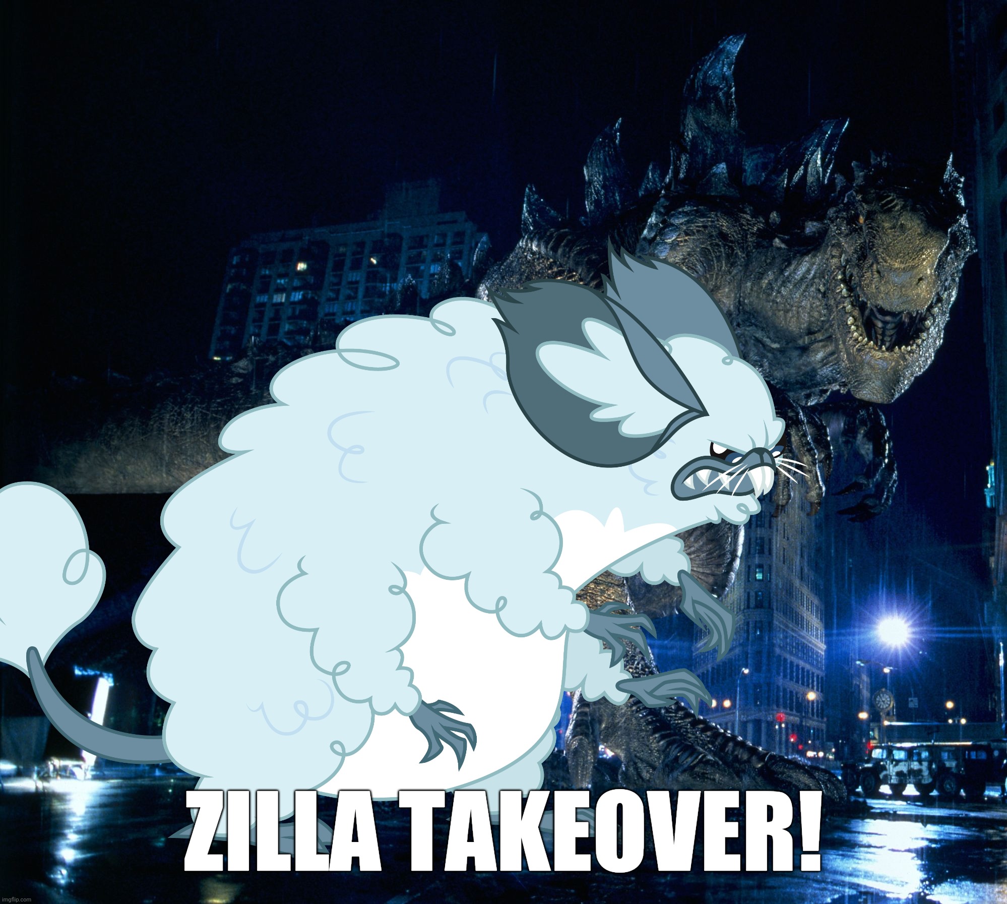 ZILLA TAKEOVER! | made w/ Imgflip meme maker