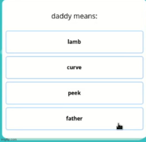 d a d d y ~ | made w/ Imgflip meme maker