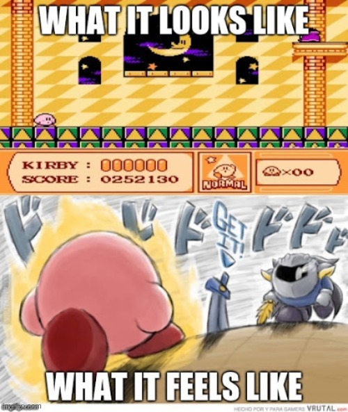Kirby or anime stream | image tagged in kirby,anime,jojo's bizarre adventure | made w/ Imgflip meme maker