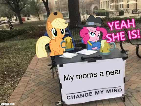 wow, you got me a guitar?! (old repost) | image tagged in my little pony friendship is magic,applejack,change my mind | made w/ Imgflip meme maker