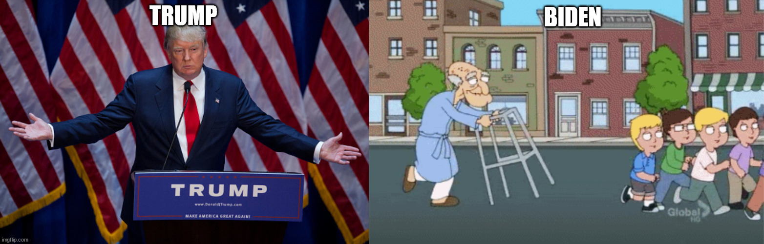 TRUMP BIDEN | image tagged in donald trump,joe biden usa | made w/ Imgflip meme maker