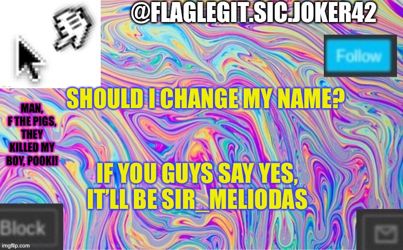 Yes or no? | SHOULD I CHANGE MY NAME? IF YOU GUYS SAY YES, IT’LL BE SIR_MELIODAS | image tagged in dos equis guy awesome,disney killed star wars,star wars kills disney | made w/ Imgflip meme maker