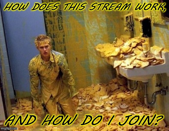 Richard 4 tha amry | HOW DOES THIS STREAM WORK, AND HOW DO I JOIN? | image tagged in mustard | made w/ Imgflip meme maker