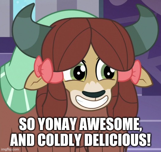 SO YONAY AWESOME, AND COLDLY DELICIOUS! | made w/ Imgflip meme maker