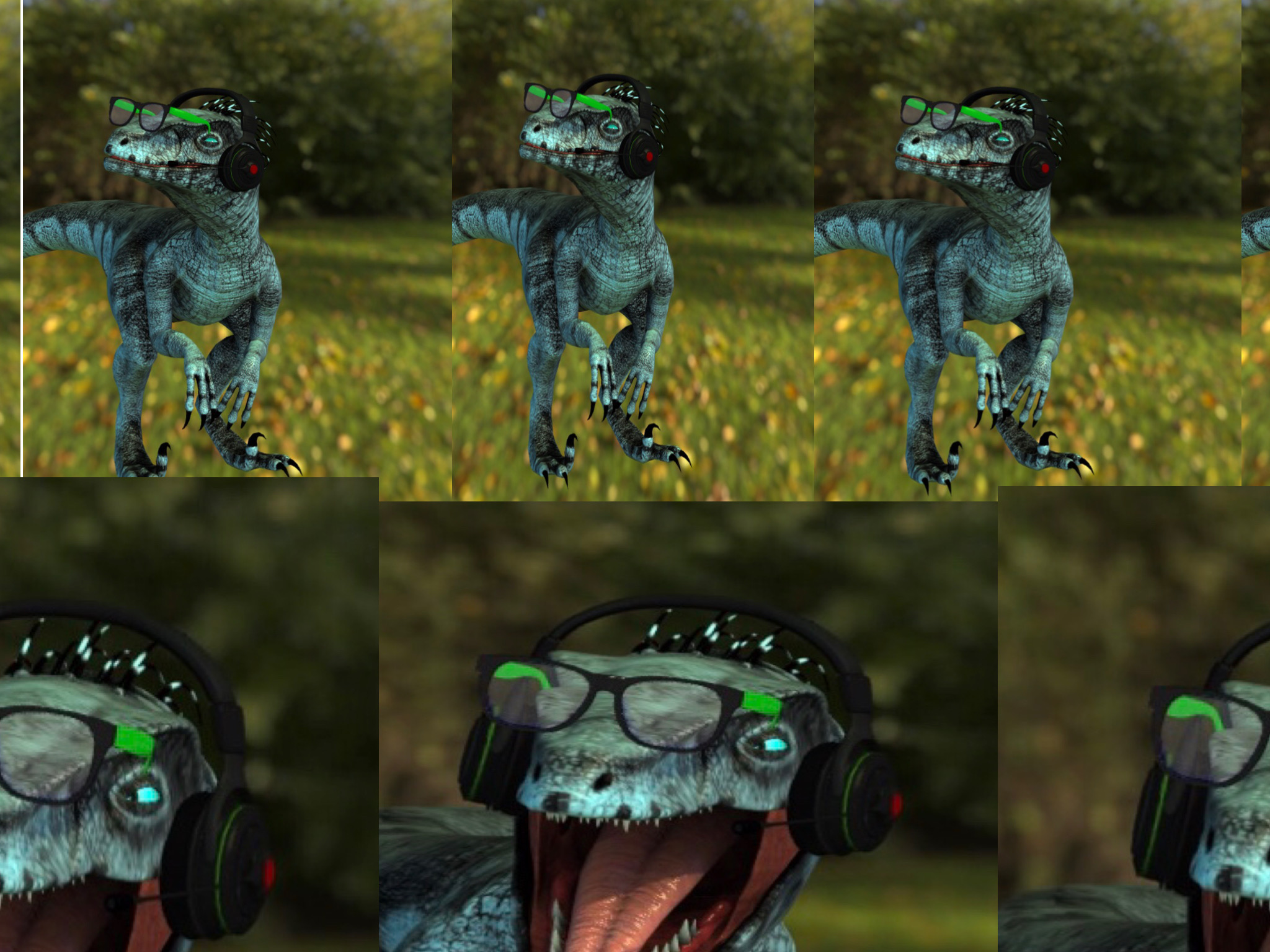 Wouldn’t that make you... Animaze multiple velociraptor version Blank Meme Template