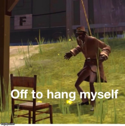 Hi | image tagged in off to hang myself | made w/ Imgflip meme maker