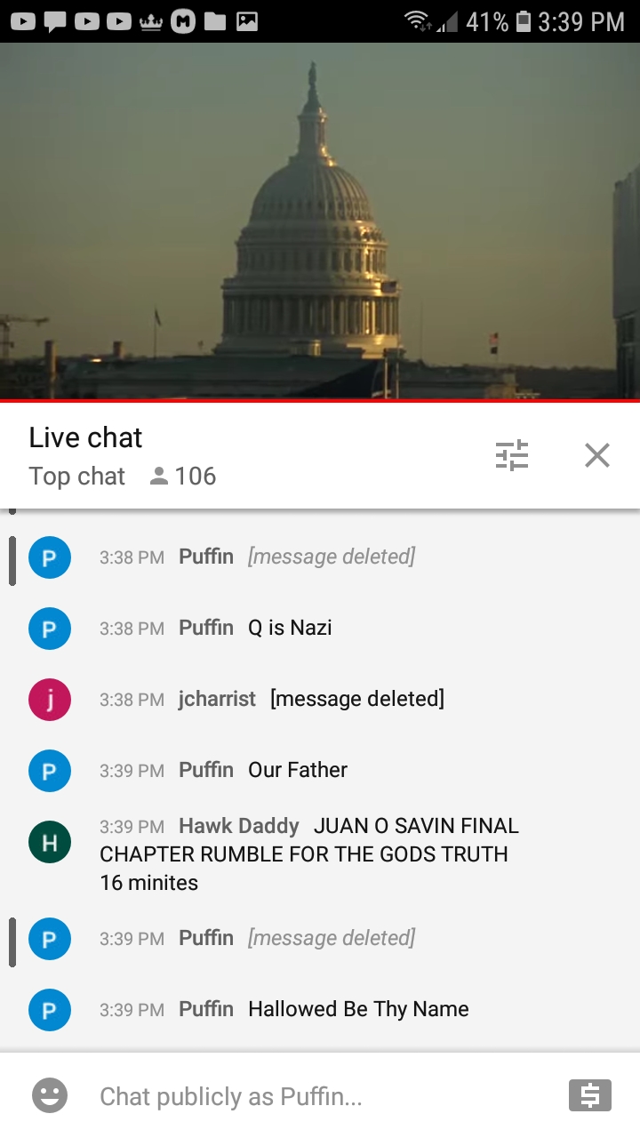 High Quality Earth TV LiveChat Mods Protect a Q Nazi Terrorist Cell #247 Blank Meme Template