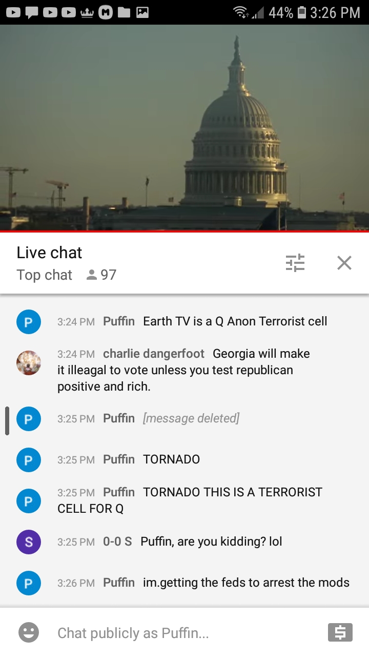 Earth TV LiveChat Mods Protect a Q Nazi Terrorist Cell #239 Blank Meme Template