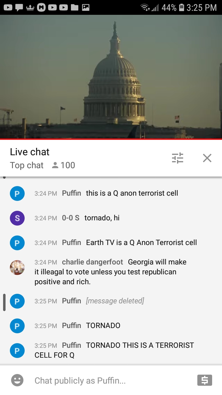 High Quality Earth TV LiveChat Mods Protect a Q Nazi Terrorist Cell #238 Blank Meme Template