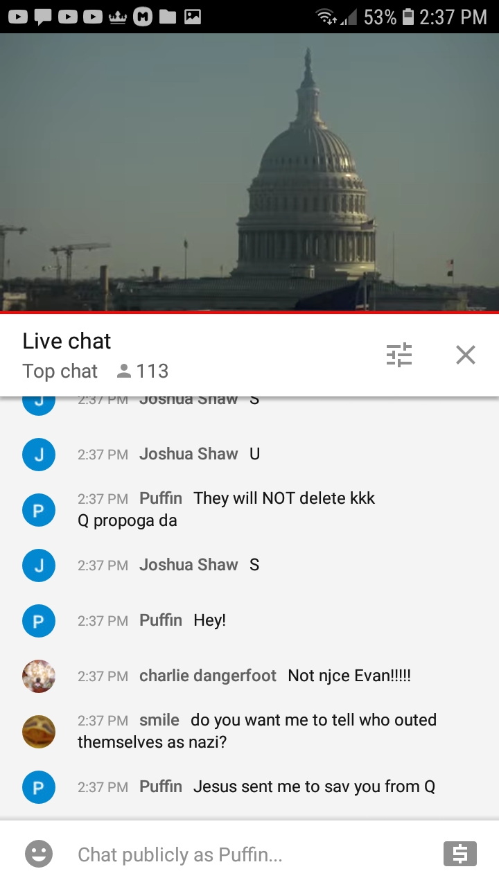 High Quality Earth TV LiveChat Mods Protect a Q Nazi Terrorist Cell 202 Blank Meme Template