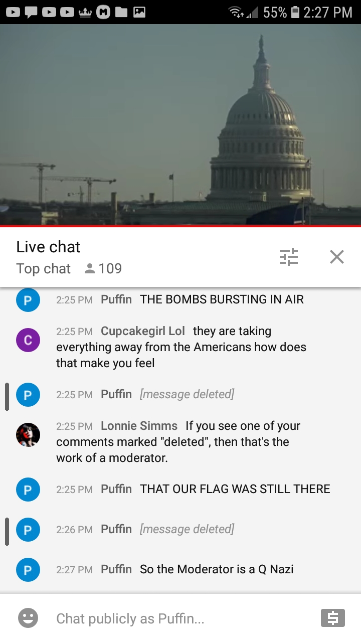 High Quality Earth TV LiveChat Mods Protect a Q Nazi Terrorist Cell 191 Blank Meme Template