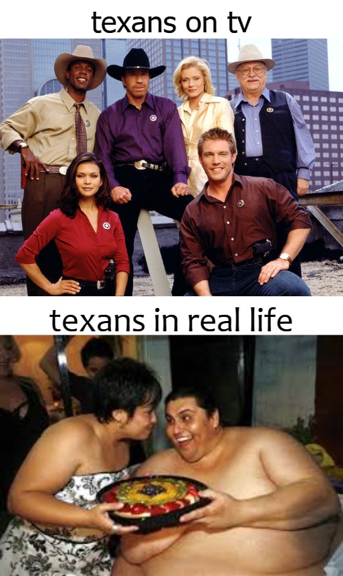 texans on tv; texans in real life | image tagged in texas | made w/ Imgflip meme maker