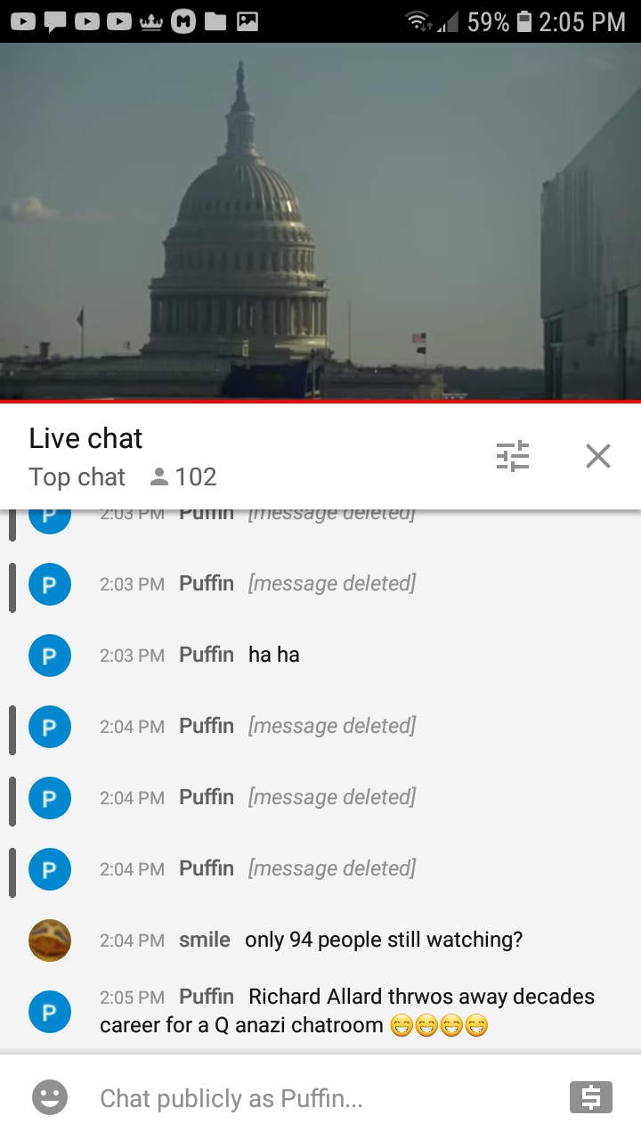 Earth TV LiveChat Mods Protect a Q Nazi Terrorist Cell 167 Blank Meme Template