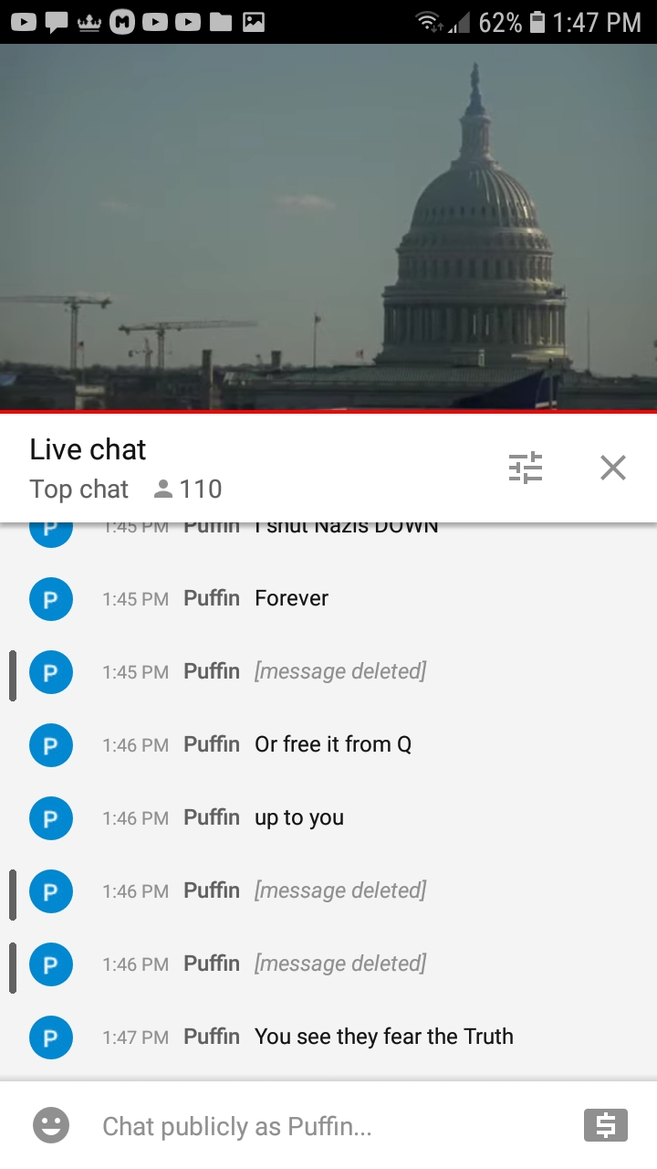 Earth TV LiveChat Mods Protect a Q Nazi Terrorist Cell 157 Blank Meme Template
