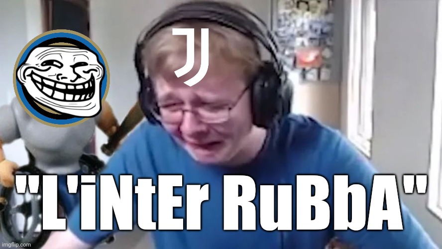 Inter trolls Juve even when they lose to bianconeri | "L'iNtEr RuBbA" | image tagged in call me carson,inter,juventus,calcio,memes,funny | made w/ Imgflip meme maker