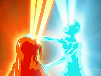 High Quality Avatar The Last Airbender Aang Taking Away Ozai's Bending Blank Meme Template
