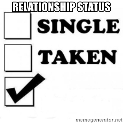 relationship status Blank Meme Template