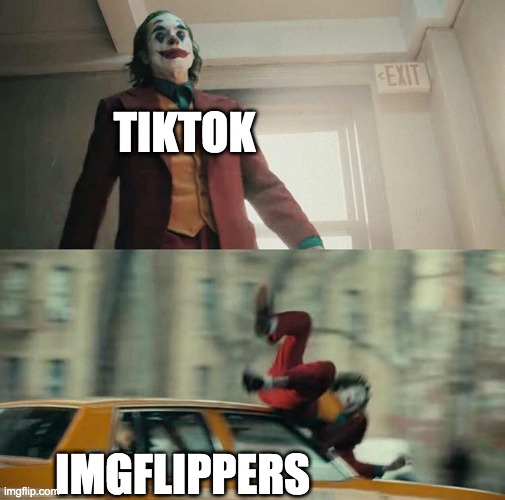 Joaquin Phoenix Joker Car | TIKTOK; IMGFLIPPERS | image tagged in joaquin phoenix joker car | made w/ Imgflip meme maker