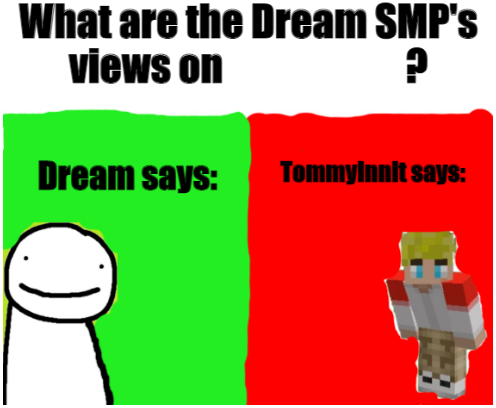 High Quality Dream SMP Views Blank Meme Template