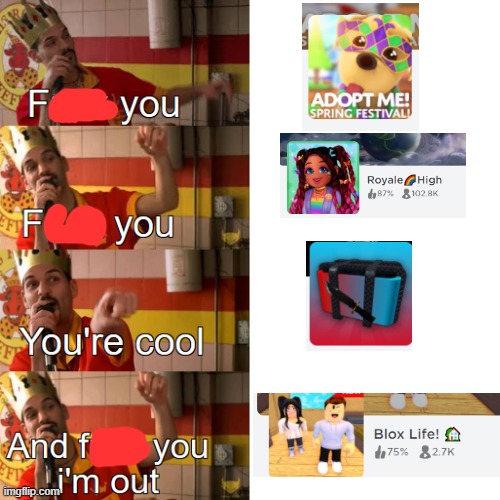 Kill adopt me | image tagged in roblox,always has been,corruption | made w/ Imgflip meme maker