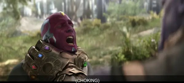High Quality Avengers: Infinity War Thanos choking Vision Blank Meme Template