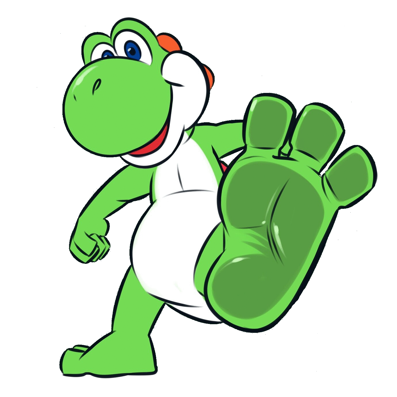 Yoshi Stomp Blank Meme Template