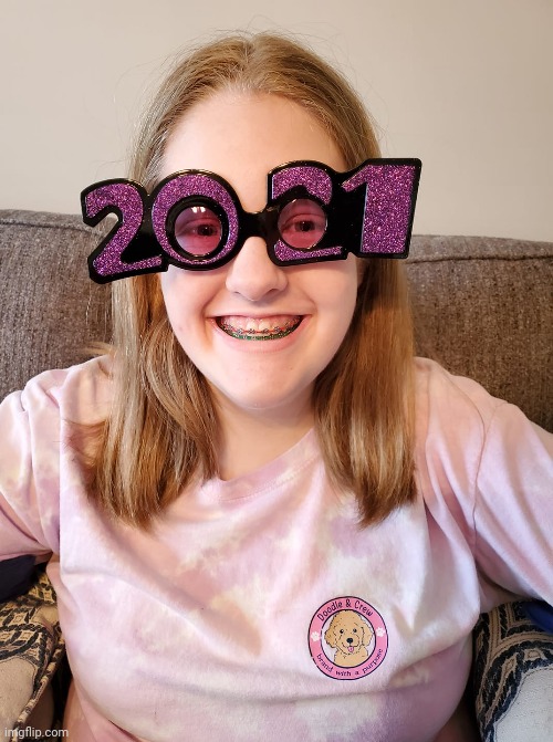 Nicole New Years  Eve celebration. | image tagged in happy new year | made w/ Imgflip meme maker