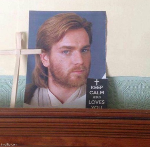 Ewan McGregor Jesus | image tagged in ewan mcgregor jesus | made w/ Imgflip meme maker
